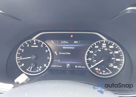 2017 Nissan Maxima 3.5 Sr z USA, uszkodzony, nr VIN 1N4AA6APXHC416346